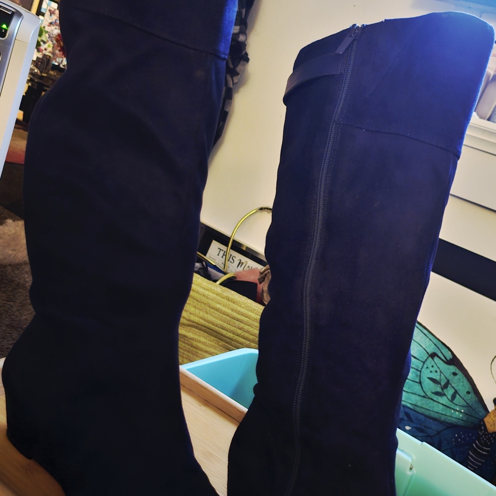 Chic Black Over the Knee Women's Boots